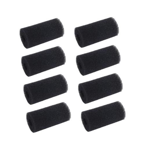 8 Pack Pre-Filter Sponge Aquarium Pre Filter Foam Rolls 0.6” Intake Replacement Sponges for Fish Tank Filter Accessories (1.6''Dx3.1''Hx0.6''Intake)