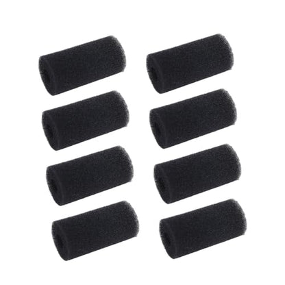8 Pack Pre-Filter Sponge Aquarium Pre Filter Foam Rolls 0.6” Intake Replacement Sponges for Fish Tank Filter Accessories (1.6''Dx3.1''Hx0.6''Intake)