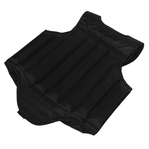 Boxing Chest Protector Guard Sponge Padding, Black Adult Size, Impact-Resistant Chest Protective Guard for Martial Arts, Taekwondo, Sparring, and Combat Training