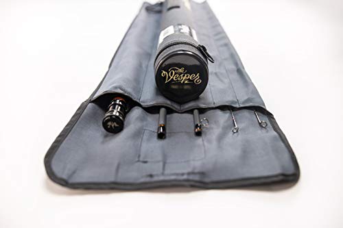 Moonshine Rod Company Fly Fishing Rod with Carrying Case and Extra Rod Tip - size: 12WT- 9', style: Freshwater Fishing