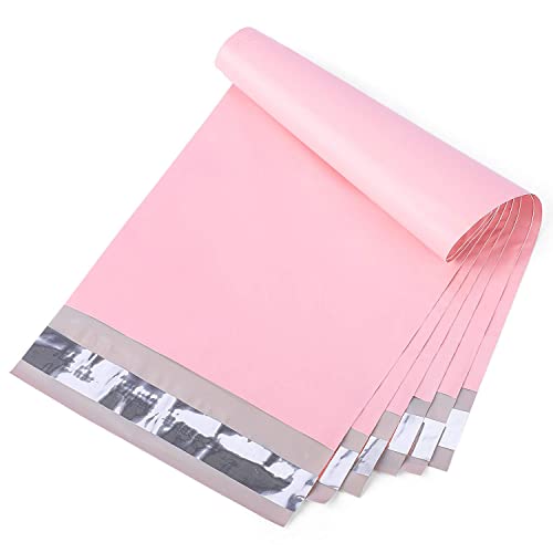 Metronic Poly Mailers 6x9 200 Pack, Small Shipping Bags for Clothing | Strong Adhesive Tear-resistant Mailing Bags, Shipping Envelopes, Packing Bags for Clothes, Small Business, Light Pink. - size: 6x9 200PC