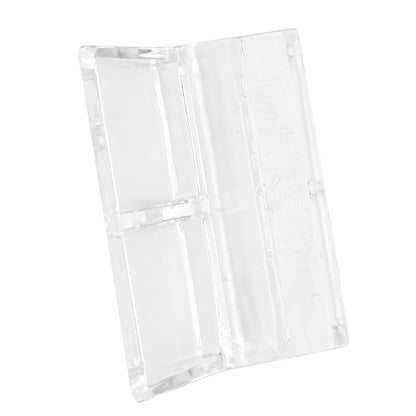 SUNGOOYUE Aquarium Glass Cover Holder, Acrylic Fish Tank Lid Clips 20 Pack 12mm, Clear Rimless Cover Support, Easy Edge Mount, Fits Open Aquariums Pet Boxes Snake Tanks (10mm) - size: 10mm