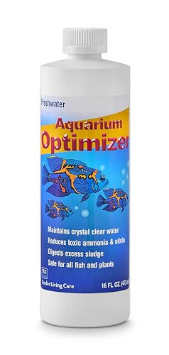 TLC Products, Freshwater Aquarium Optimizer, Aquarium Water Clarifier, Reduces Ammonia, 16 Fl Oz - size: 16 oz (473 ml)
