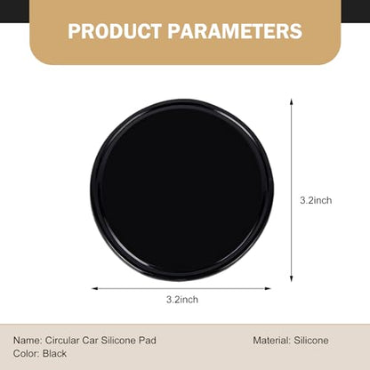 Silicone Gel Dash Pad, Sticky Gel Pads, Multi Function Removable Anti-Slip Pad, Car Dashboard Mirrors Holder, for Smartphone, GPS, Keys, Glasses
