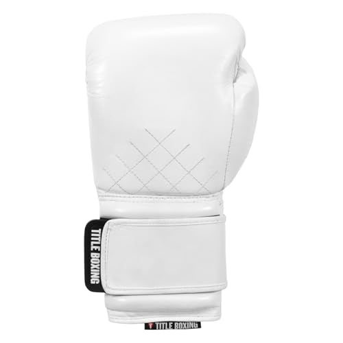 Title Boxing Ko-Vert Training Boxing Gloves - color: White, size: 12 oz