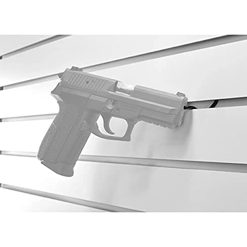 Gun Storage Solutions - Slat Wall Sniper 10 Pack - Fits Handguns .22 Caliber and up (Slatwall Sniper Left Hand 10-Pack)