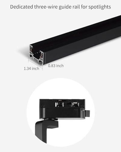 18W LED White Spot Light Led Pin Spot Manual Focus Length Adjustable, Aperture Size Adjustable, for Museum Art Gallery Exhibition Art 3000K - color: 3-Wire Track Dimming-White, size: 18w-3000k