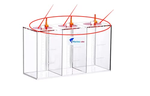 Spare Part for dosing Pump Liquid Container lid Cover Orange Color 7cm Diameter (3 pcs Package)