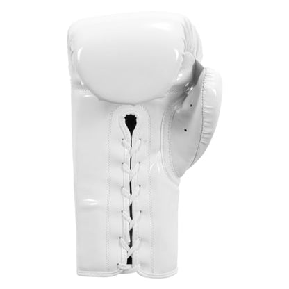 TITLE Boxing Inferno Intensity Lace Training Gloves - MMA, Kickboxing, Punching Bag, Sparring - 14, 16, 18oz - color: White, size: 16 oz