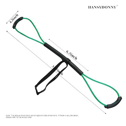 𝐇𝐀𝐍𝐒𝐘𝐃𝐎𝐍𝐍𝐘 Boxing Resistance Bands for Explosive Strength and Speed Training - Enhance Your Boxing Skills Anywhere, Anytime - color: Green2.0(30LB)
