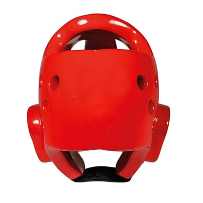Youth & Adults Taekwondo Karate Headgear MMA Martial Arts Helmet, Soft Head Gear for Martial Art Grappling Muay Thai Kickboxing Taekwondo - color: RED, size: Medium