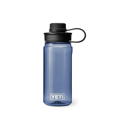 YETI Yonder Water Bottle with Yonder Tether Cap, Lightweight, Leakproof and BPA-Free - color: Navy, size: 20 Ounces