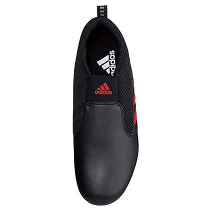 adidas Men's Taekwondo Karate Martial Arts Shoes Adult Kids Women Contestant Trainers - color: Black/Red, size: 2.5