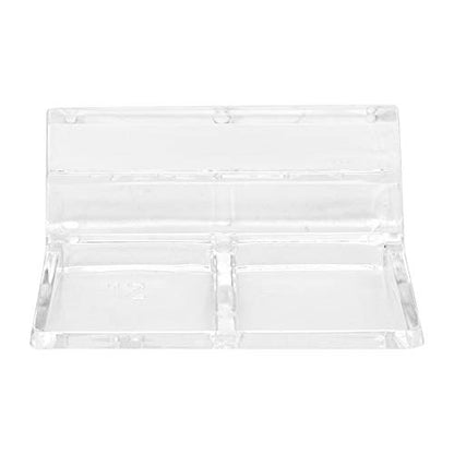KIMISS 20Pcs Glass Cover Acrylic Clip Holder Support Clamp Accessory for Aquarium Fish 20Pcs Glass Cover (12mm) - size: 12mm