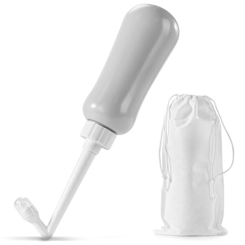 Portable Bidet Travel Large Capacity 15.8oz Personal Toilet Handheld Gray - color: Gray