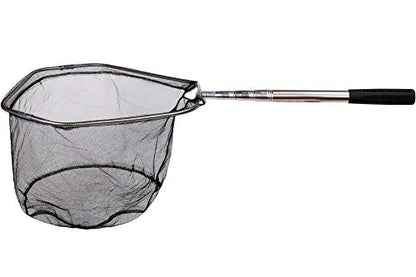 RESTCLOUD Fishing Landing Net with Telescoping Pole Handle, Fishing net Freshwater for Kids Men Women, Extend to 40-63 Inches - style: D: Strong Stainless Handle, 48" Full