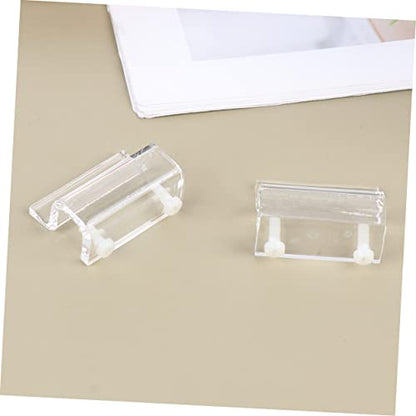 GALPADA 4Pcs Acrylic Fish Tank Cover Holder Support Bracket for Lids Aquarium Rack for Open Tanks Pet Boxes and Heat Preservation