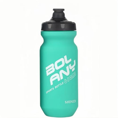 20oz Lightweight Sports Water Bottle PP Material BPA Free Squeeze Jet Straight Drink Cup Portable Outdoor Cycling Bottle (Azure) - color: Azure