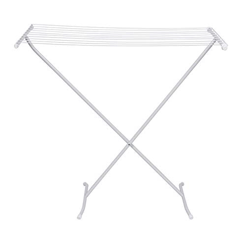 Honey-Can-Do Collapsible Clothes Drying Rack – Sturdy Metal X-Frame, Space-Saving Towel & Laundry Rack for Indoor/Outdoor Use, Foldable Design for Laundry Organization - style: X-Frame