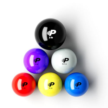 Simple Plyometric Weighted Ball | Baseball & Softball Training Ball | Arm Strength & Pitching | Durable PVC Shell with Sand Fill - size: Sets