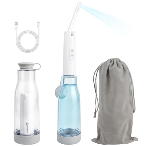Portable Bidet for Travel, 500mAh Electric Handheld Bidet with 400ml Bottle - color: White