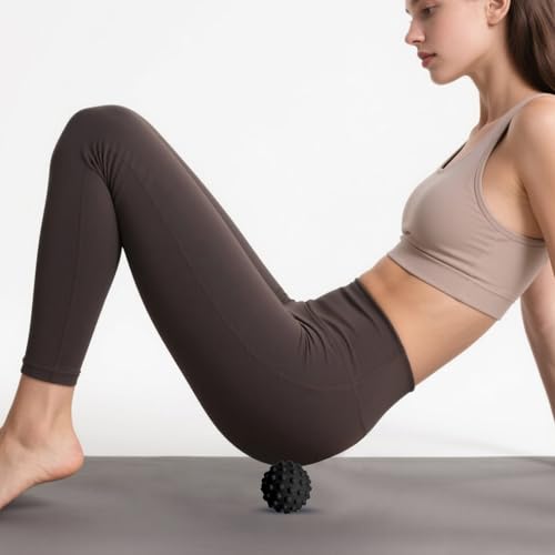 3PCS Firm Massage Lacrosse Balls for Myofascial Release, Muscle Knots, Trigger Point Therapy, Yoga Deep Tissue Massage, Pain Relieve from Plantar Fasciitis, Muscle Soreness Massager Ball - color: 3 Style Massage Ball