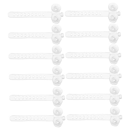 Unomor 50pcs Aquarium Suction Cups with Cable Straps for Secure Attachment of Air Hose and Filter Tubes in Fish Tanks, Sturdy Plastic Hose Holders Compatible with Aquarium Planters