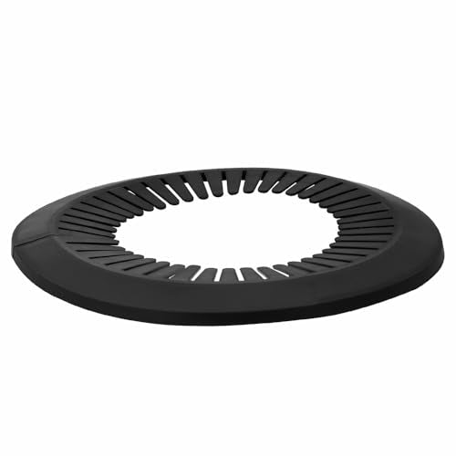 Mago Family Magic Flange Decoration - Pipe Drain Line Cover, PP Plastic Plates, Black Covers for Bathroom (5.51"-6.61", 140-168mm) - color: 1 Piece, size: 5.51"-6.61"