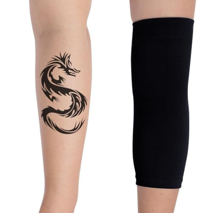 HOVEOX 3 Pairs Tattoo Cover Up Sleeves Tattoo Arm Sleeve Cover for Woman - color: Black, Grey, White