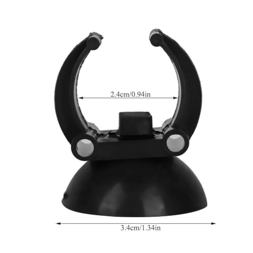 20PCS/Set Aquarium Heater Clips Airline Tube Holders Clamps Aquarium Suction Cup Clips Air Line Tubing Black