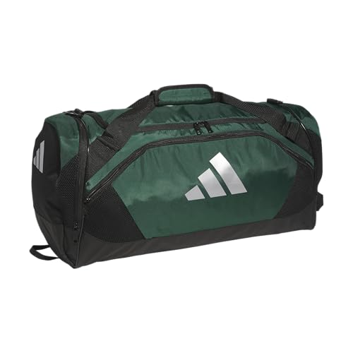 adidas Unisex Team Issue Sports Duffel Bag for Men and Women - color: Dark Green/2