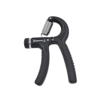 Grip Strength Trainer Adjustable 11–132 lbs Hand Exerciser Forearm Workout Tool - color: Black Grip Coated
