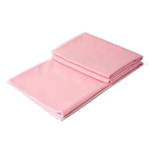 Eunzel Hot Yoga Mat Towel, Ultra-Absorbent Microfiber 72" x 26.5" | Ultra Absorbent Microfiber, Soft Touch Fabric, Quick Dry, Hot Yoga & Pilates, Machine Washable - color: Z-blue& Pink (2 Pack )
