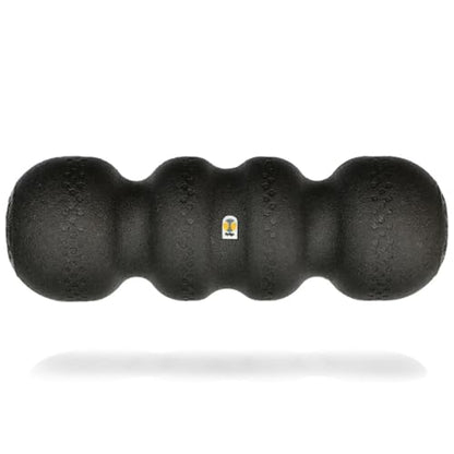 Rollga PRO - High Density Foam Roller for Exercise & Back Pain, 18 inches | Patented Grooves Protect Spine & Bone, Bumps Reach Deeper, Design Mimics Hands-On Massage, Increase Flexibility 22% - color: Black