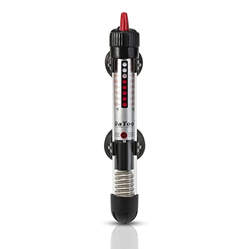 DaToo 50 Watt Aquarium Heater Submersible Adjustable Temperature Fish Tank Heater 50W - size: 50Watt