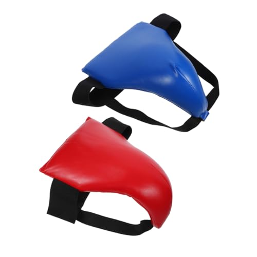2pcs Groin Protector Boxing Crotch Guard Lightweight Breathable Combat Sports Training Gear for Taekwondo Kickboxing Safety