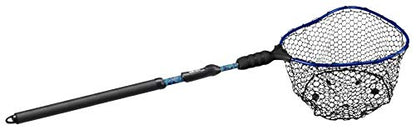 EGO S2 Kryptek Slider Fishing Net, Adjustable, Interchangeable Heads - size: Kryptek 29" to 60" Handle, 17" x 19" Hoop, style: Lightweight Non-tangle Rubber Mesh