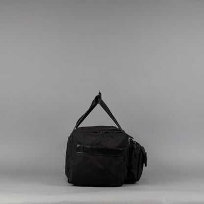 WOLFpak 30L Perfect Duffle Bag (Nightshade) Tactical Gym Bag Hardshell Base 1000D Waterproof Travel Carry On with Shoe Compartment, Dual Cup Holders, Laptop Sleeve & Molle Straps - color: Nightshade