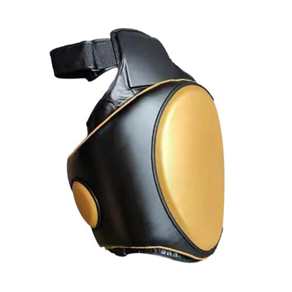 Yiju Kickboxing Thigh Pad Leg Kick Pad Versatile Body Protector Protect Pad for Taekwondo Karate Boxing Coach Trainer Equipment - color: Gold Left