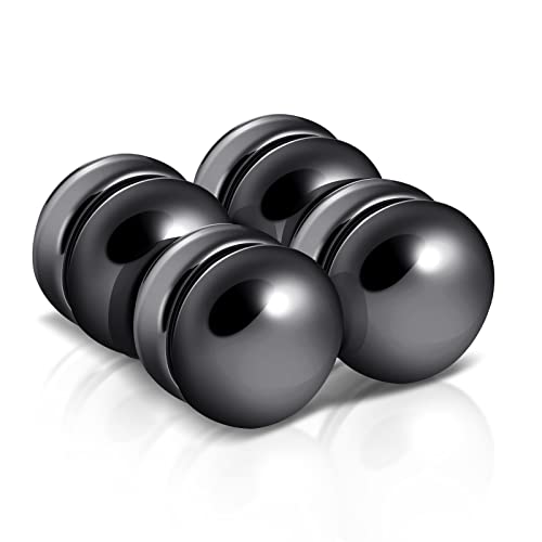 4PCS Hijab Magnet, Strong Hijab Magnets Pins Multi-Use Scarf Magnets for Women Girls Kids Scarf Magnets for Hijab (Dark Grey)
