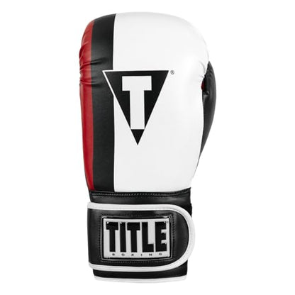Title Boxing World Bag Boxing Gloves - color: Navy/Red/White, size: 14 oz