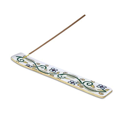Bless-International Traditional-Handmade-Burner Wooden-Incense-Stick-Holder Ash-Catcher-Stand for-Aromatherapy-Meditation-Yoga (Inner Peace) 10 Inches, Pack of 2 - color: Inner Peace,10 Inch, size: Two Holders