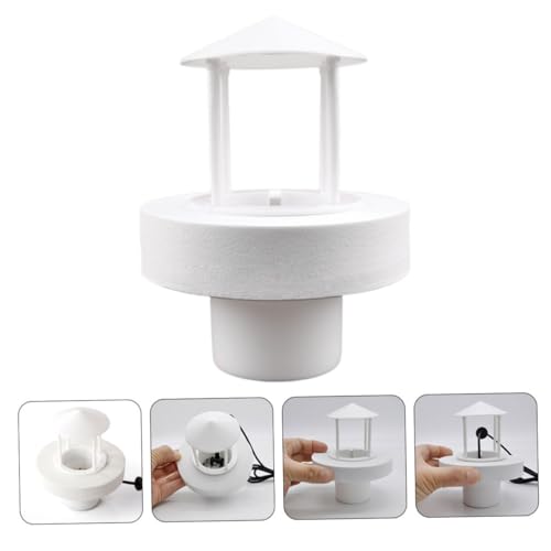 Replacement Humidifier Splash Guard for Rockery Mist Maker White Abs Plastic Float Splash Guard for Pond and Aquarium Humidifier for DIY Mist Maker 1 Box