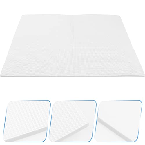 POPETPOP Reptile Aquarium Mat Thickened Non- Fish Tank Bottom Pad Cushioning Mat for Heat Absorption and Reduction for Home Aquariums - color: White