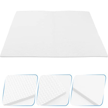POPETPOP Reptile Aquarium Mat Thickened Non- Fish Tank Bottom Pad Cushioning Mat for Heat Absorption and Reduction for Home Aquariums - color: White