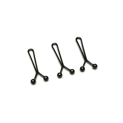 Hijab Pins - Multicolors Headscarf Clips 4 Colors 24pcs - Muslim Scarf Clips Hook Safty Pins with Simple Steel Ball Head