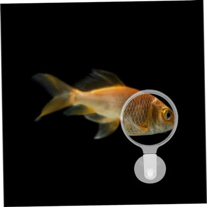 TOYANDONA Aquarium Magnifying Glass Suction Cup Observation Magnifier for Small Animals Plants and Micro Landscapes Durable Viewer for Effortless Installation and Use