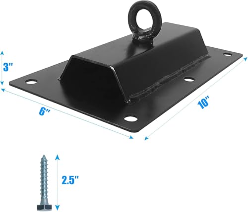 Luwint Ceiling Mount Punching Bag Hanger, Heavy Duty Ceiling Bracket Hook for Heavy Bag, Swing, Hoop, Pulleys and Harness, 660lbs