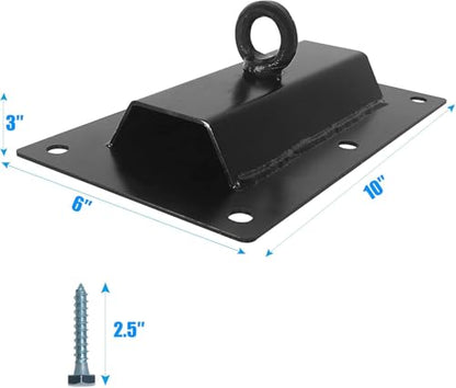 Luwint Ceiling Mount Punching Bag Hanger, Heavy Duty Ceiling Bracket Hook for Heavy Bag, Swing, Hoop, Pulleys and Harness, 660lbs
