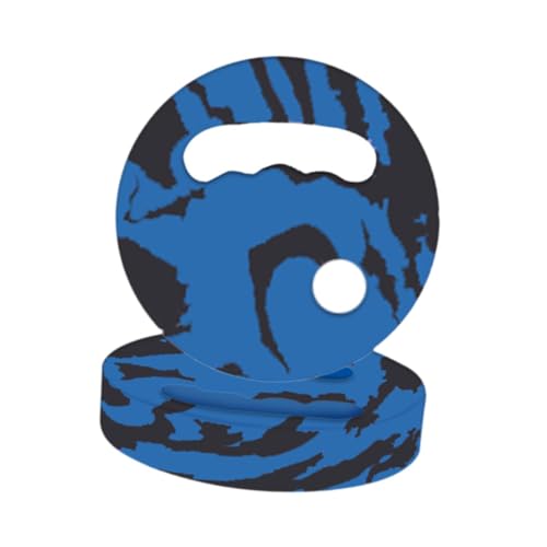 Menolana Water Exercise Discs Pool Resistance, Swim Discs Lightweight Buoyancy EVA Foam Aerobic Equipment for Water Workout Beach Pool - color: Blue Black